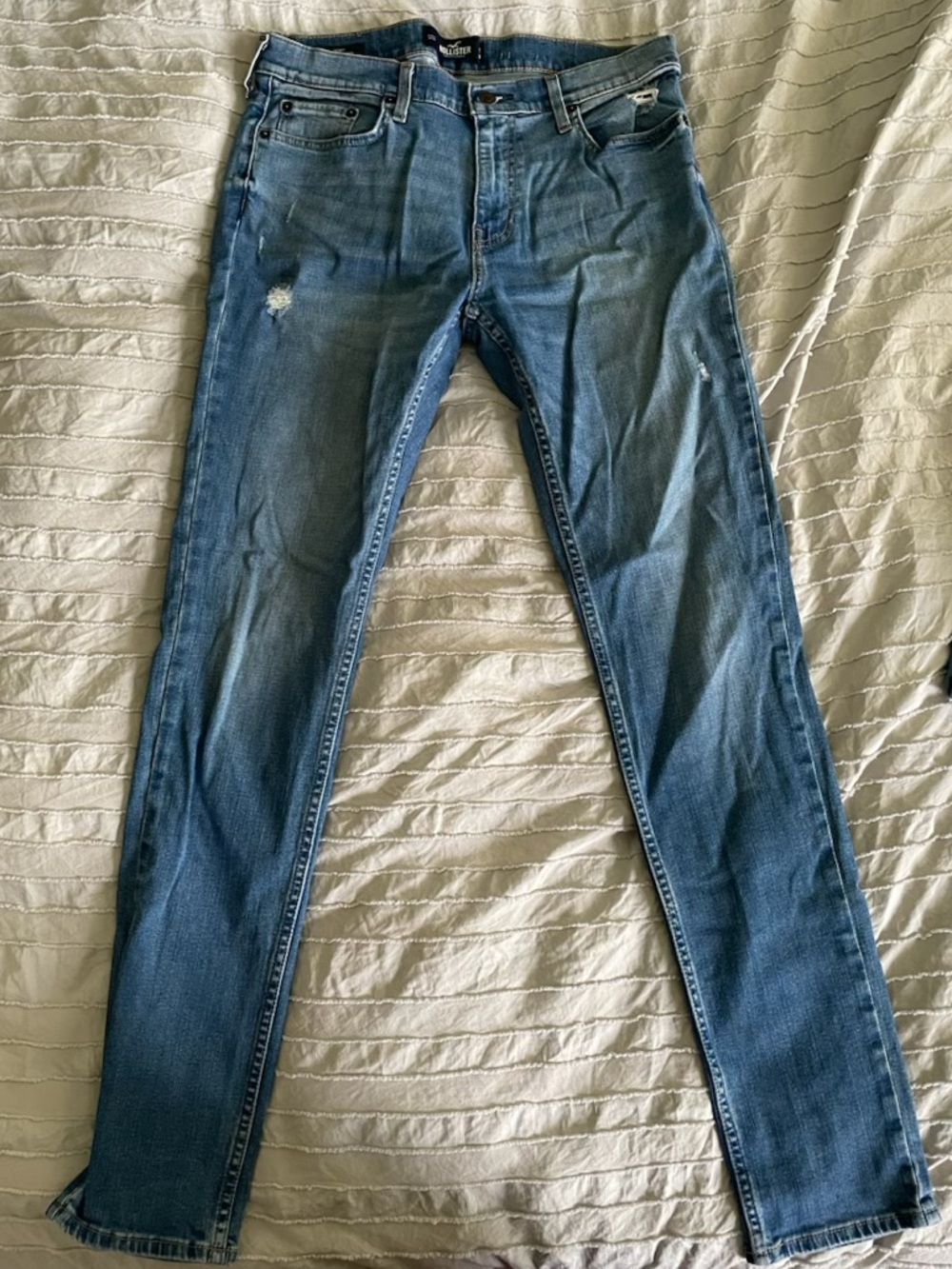 Hollister Skinny Jeans in Blue Wash